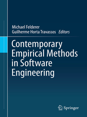 cover image of Contemporary Empirical Methods in Software Engineering